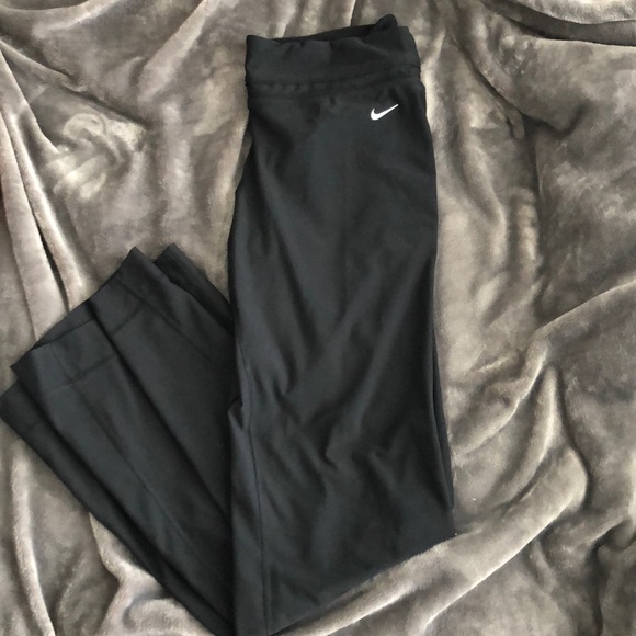 Nike Pants - Nike Dri-Fit Black flared yoga pants